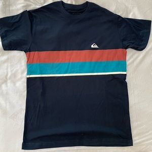 QUIKSILVER BOLD STRIPE MENS SHORT SLEEVE TEE